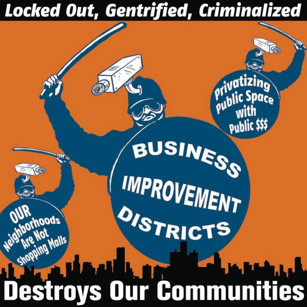 BIDs Destroy Communities Stiker
